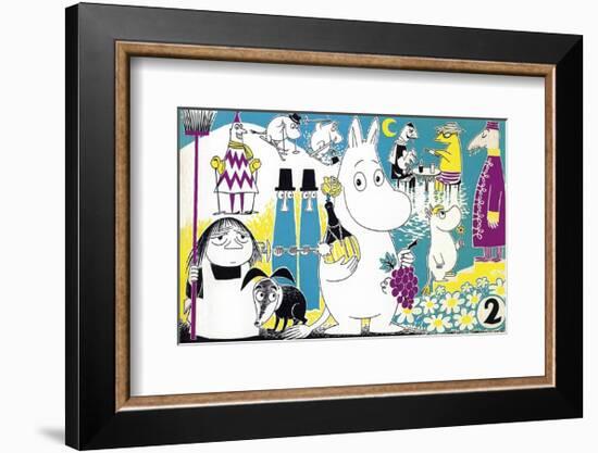 The Moomins Comic Cover 2-Tove Jansson-Framed Art Print