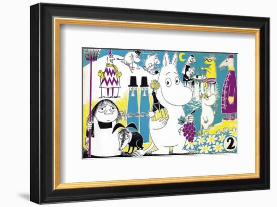 The Moomins Comic Cover 2-Tove Jansson-Framed Art Print