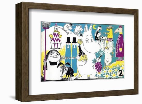 The Moomins Comic Cover 2-Tove Jansson-Framed Art Print