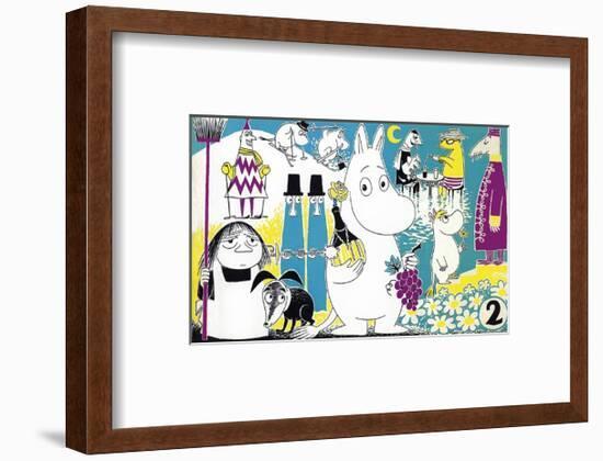 The Moomins Comic Cover 2-Tove Jansson-Framed Art Print