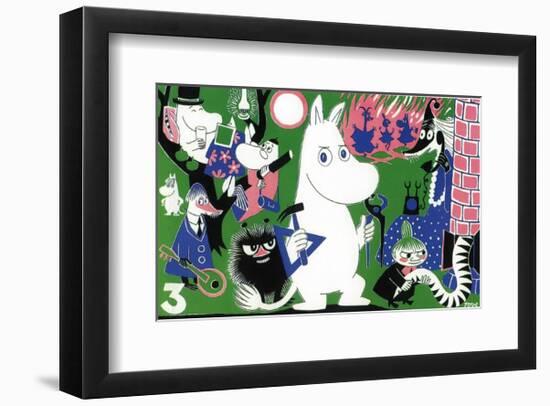 The Moomins Comic Cover 3-Tove Jansson-Framed Art Print