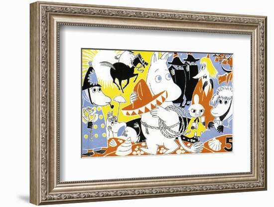 The Moomins Comic Cover 5-Tove Jansson-Framed Art Print