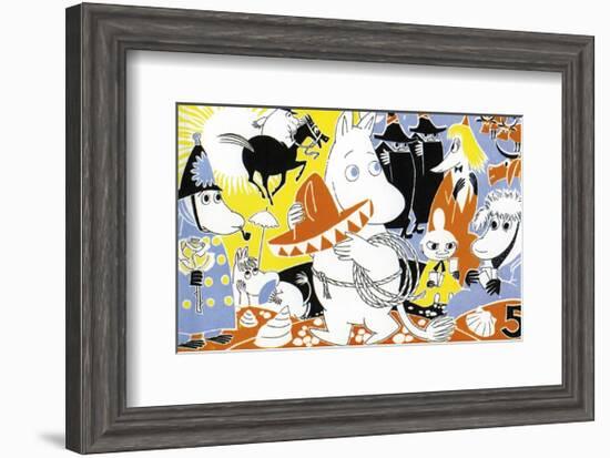 The Moomins Comic Cover 5-Tove Jansson-Framed Art Print