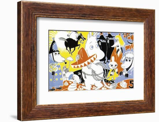 The Moomins Comic Cover 5-Tove Jansson-Framed Art Print