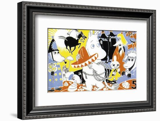 The Moomins Comic Cover 5-Tove Jansson-Framed Art Print