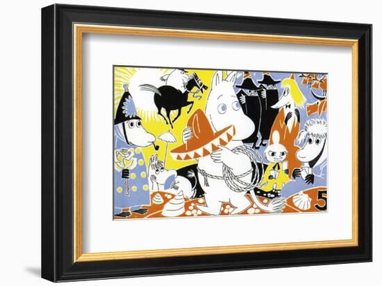 The Moomins Comic Cover 5-Tove Jansson-Framed Art Print