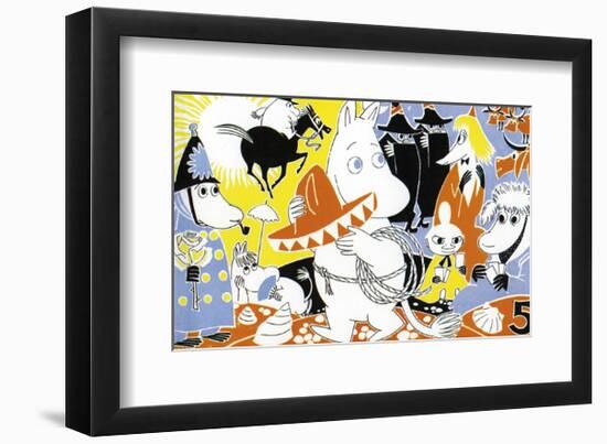 The Moomins Comic Cover 5-Tove Jansson-Framed Art Print