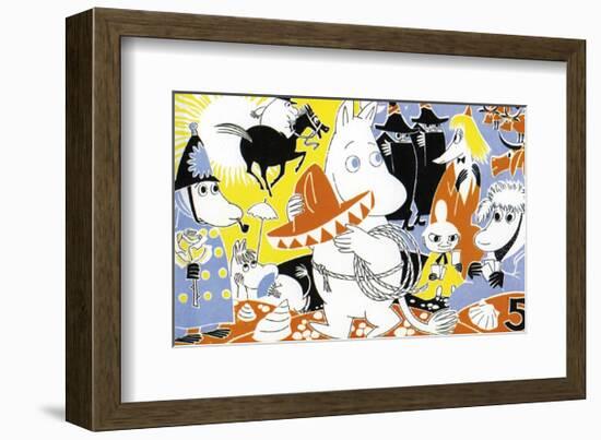 The Moomins Comic Cover 5-Tove Jansson-Framed Art Print