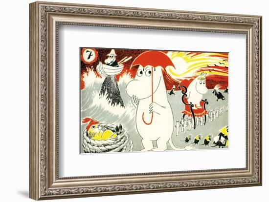 The Moomins Comic Cover 7-Tove Jansson-Framed Art Print