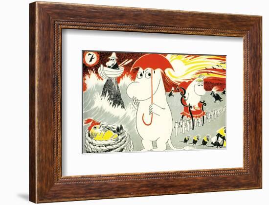 The Moomins Comic Cover 7-Tove Jansson-Framed Art Print