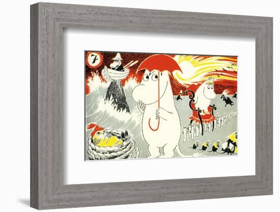 The Moomins Comic Cover 7-Tove Jansson-Framed Art Print