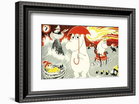 The Moomins Comic Cover 7-Tove Jansson-Framed Art Print