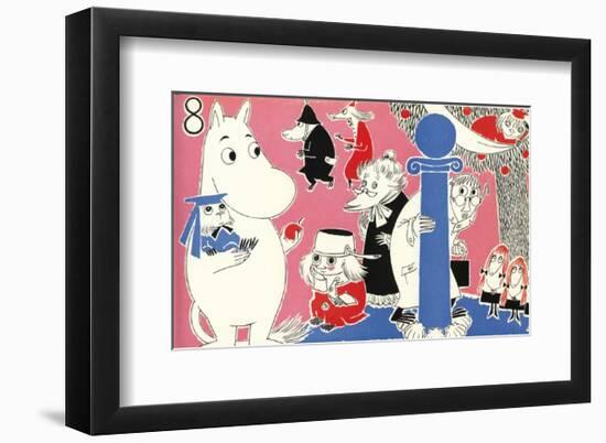 The Moomins Comic Cover 8-Tove Jansson-Framed Art Print