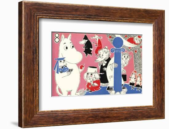 The Moomins Comic Cover 8-Tove Jansson-Framed Art Print