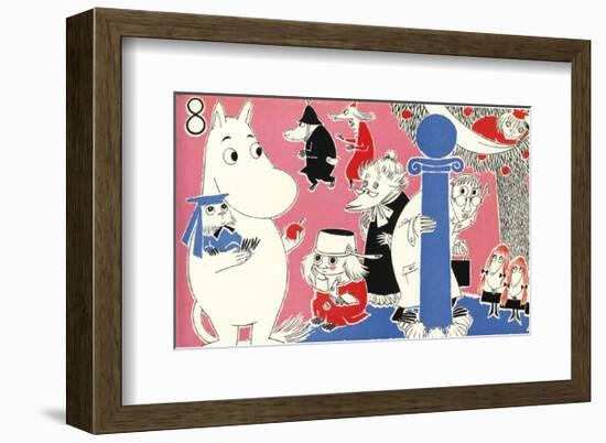 The Moomins Comic Cover 8-Tove Jansson-Framed Art Print