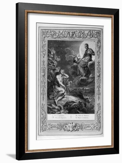 The Moon and Endymion, 1733-Bernard Picart-Framed Giclee Print