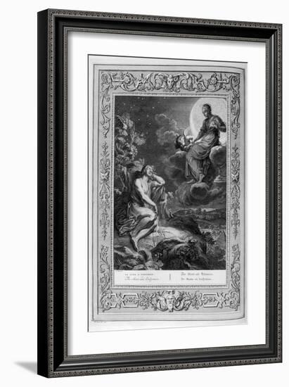 The Moon and Endymion, 1733-Bernard Picart-Framed Giclee Print