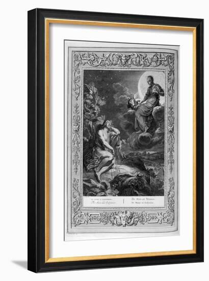 The Moon and Endymion, 1733-Bernard Picart-Framed Giclee Print