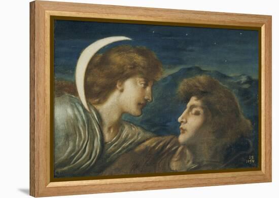 The Moon and Sleep-Simeon Solomon-Framed Premier Image Canvas