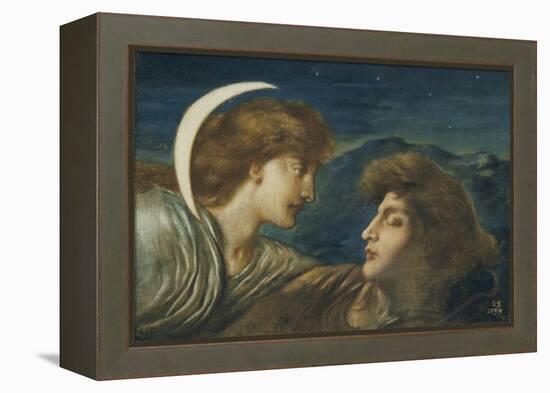 The Moon and Sleep-Simeon Solomon-Framed Premier Image Canvas