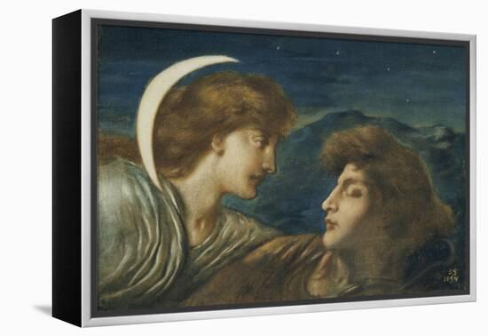 The Moon and Sleep-Simeon Solomon-Framed Premier Image Canvas