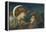 The Moon and Sleep-Simeon Solomon-Framed Premier Image Canvas