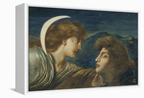 The Moon and Sleep-Simeon Solomon-Framed Premier Image Canvas