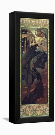 The Moon and the Stars: Evening Star, 1902-Alphonse Mucha-Framed Premier Image Canvas