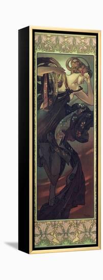 The Moon and the Stars: Evening Star, 1902-Alphonse Mucha-Framed Premier Image Canvas