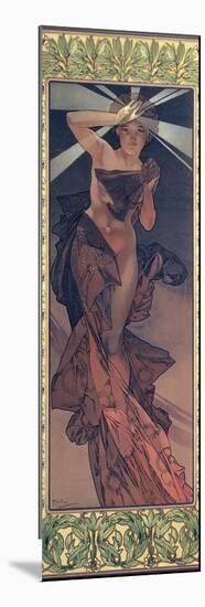 The Moon and the Stars: Morning Star, 1902-Alphonse Mucha-Mounted Giclee Print