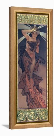 The Moon and the Stars: Morning Star, 1902-Alphonse Mucha-Framed Premier Image Canvas