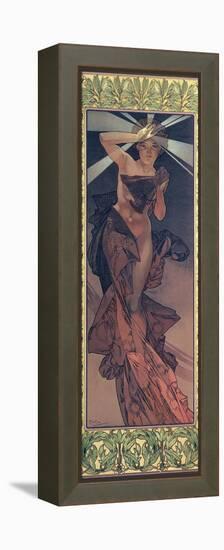 The Moon and the Stars: Morning Star, 1902-Alphonse Mucha-Framed Premier Image Canvas