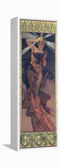 The Moon and the Stars: Morning Star, 1902-Alphonse Mucha-Framed Premier Image Canvas