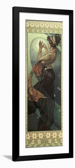 The Moon and the Stars: Pole Star, 1902-Alphonse Mucha-Framed Giclee Print