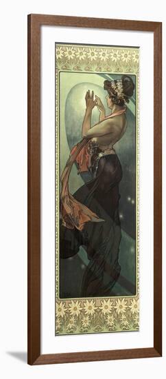 The Moon and the Stars: Pole Star, 1902-Alphonse Mucha-Framed Giclee Print