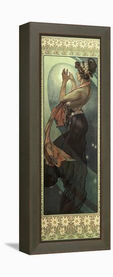 The Moon and the Stars: Pole Star, 1902-Alphonse Mucha-Framed Premier Image Canvas