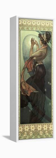 The Moon and the Stars: Pole Star, 1902-Alphonse Mucha-Framed Premier Image Canvas