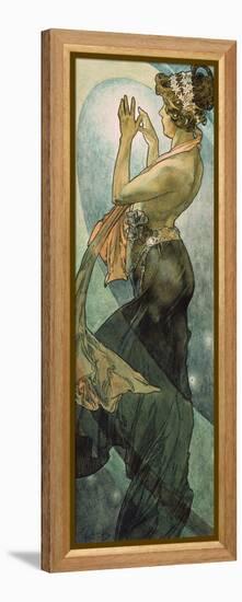 The Moon and the Stars: Pole Star, 1902-Alphonse Mucha-Framed Premier Image Canvas