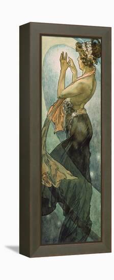 The Moon and the Stars: Pole Star, 1902-Alphonse Mucha-Framed Premier Image Canvas