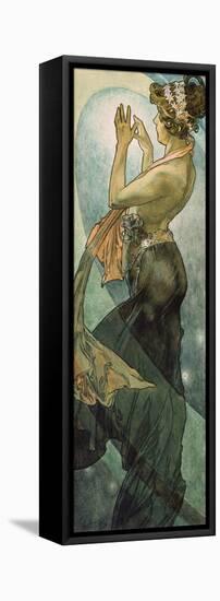 The Moon and the Stars: Pole Star, 1902-Alphonse Mucha-Framed Premier Image Canvas