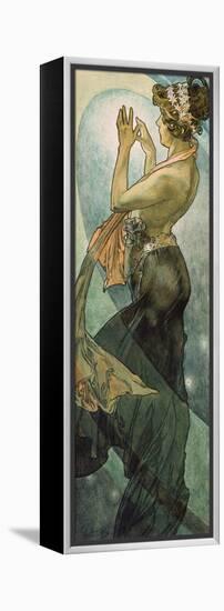 The Moon and the Stars: Pole Star, 1902-Alphonse Mucha-Framed Premier Image Canvas