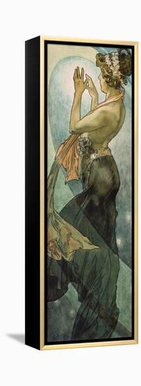 The Moon and the Stars: Pole Star, 1902-Alphonse Mucha-Framed Premier Image Canvas