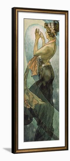 The Moon and the Stars: Pole Star, 1902-Alphonse Mucha-Framed Giclee Print