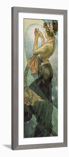 The Moon and the Stars: Pole Star, 1902-Alphonse Mucha-Framed Giclee Print