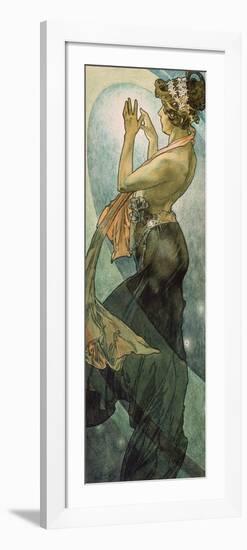 The Moon and the Stars: Pole Star, 1902-Alphonse Mucha-Framed Giclee Print