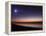 The Moon and Venus at Twilight from the Beach of Pinamar, Argentina-Stocktrek Images-Framed Premier Image Canvas