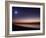 The Moon and Venus at Twilight from the Beach of Pinamar, Argentina-Stocktrek Images-Framed Photographic Print