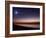 The Moon and Venus at Twilight from the Beach of Pinamar, Argentina-Stocktrek Images-Framed Photographic Print