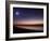 The Moon and Venus at Twilight from the Beach of Pinamar, Argentina-Stocktrek Images-Framed Photographic Print