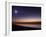 The Moon and Venus at Twilight from the Beach of Pinamar, Argentina-Stocktrek Images-Framed Photographic Print